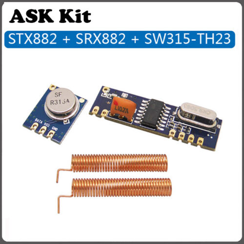 Antenne STX882 ASK Transmitter Modul SRX882 Superheterodyne Empfänger Modul 