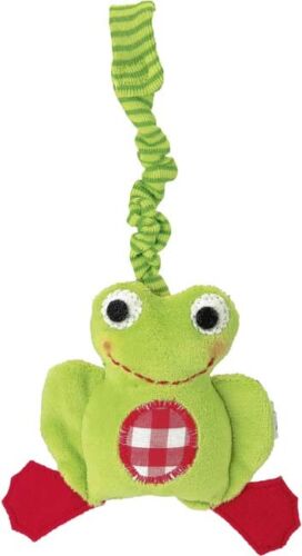 KATHE KRUSE STROLLER TOY Happy Green Frog