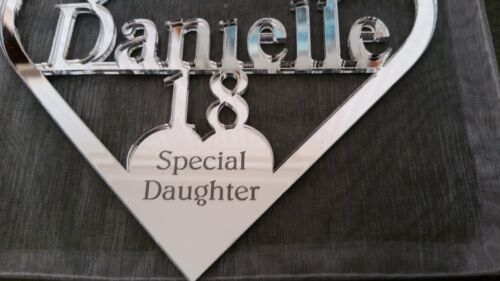 BIRTH DATE SPECIAL GRANDDAUGHTER 18TH BIRTHDAY GIFT PERSONALISED CHELSEA SHOWN