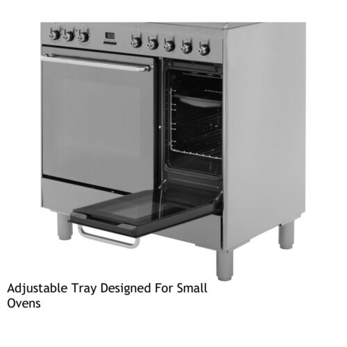 DELONGHI Small Adjustable Extendable Chrome Range Mini Oven Cooker Shelf Rack 
