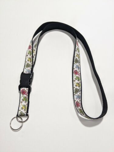 Details about   Colorful Geckos 3/4" Wide Lanyard with Removable Detachable Keychain 