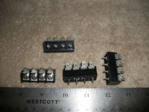 LOT OF KULKA TERMINAL BLOCKS 4 CONNECTIONS-SCREW AND PUSH-ON