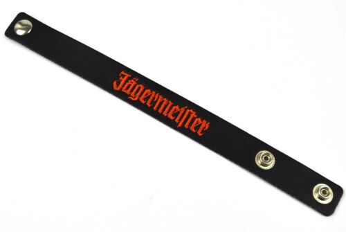 Jägermeister Leder-Optik Armband Wrist Band Bracelet