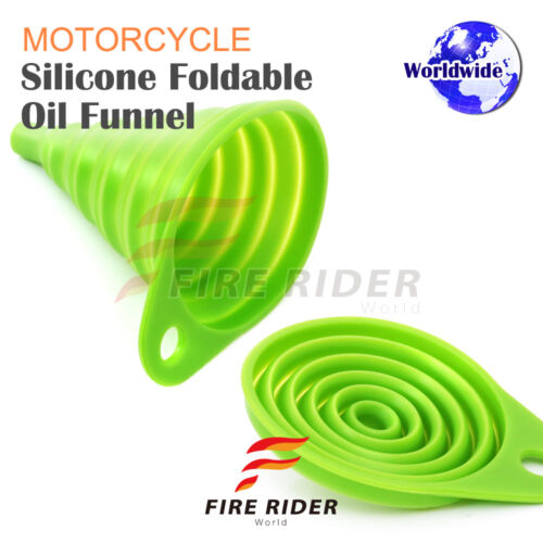 FRW Silicone foldable oil funnel oil change for motorcycles