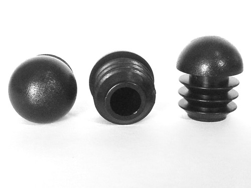 20mm-10plugs Domed Round Plastic Blanking End Cap Caps Tube Insert
