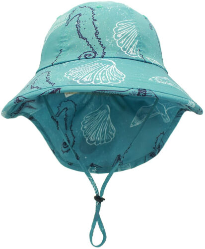 Bucket Sun Hat Boys Fishing Details about  / Connectyle Kids UV Sun Protection Flap Hat UPF 50