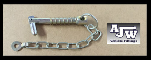 Trailer Parts Cotter Linch Pin Lynch Pin 2 X Sword Pin and Chain 12.5mm x 88mm