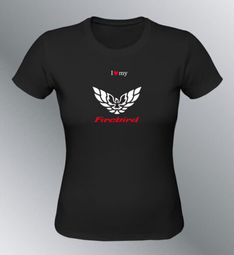 Tee shirt personnalise Firebird S M L XL femme trans am muscle car