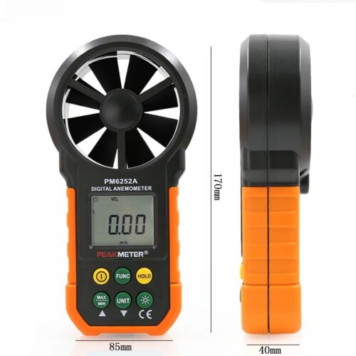 HYELEC MS6252A  Air Volume Measuring Tester Wind Speed Meter Digital Anemometer 