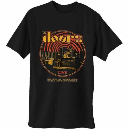 The Doors Jim Morrison Vintage Band Setup Official Tee T-Shirt Mens Unisex 