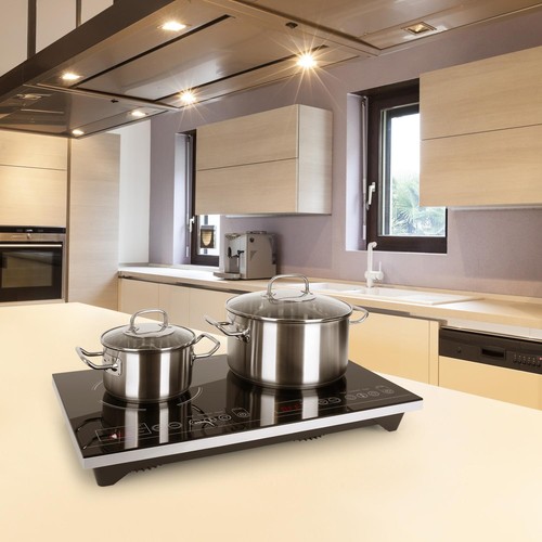 B-STOCK PLACA DOBLE VITROCERAMICA INDUCCION TACTIL 3100W 240°C DIAMETRO