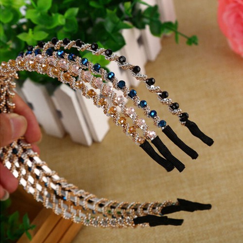 1 STÜCK Kristall Charme Strass Schmuck Stirnband Haarband Zubehör für Frauen