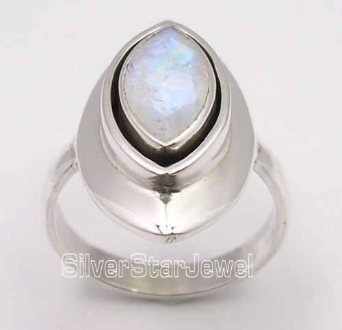 Best Buy National Sock Day Ad 925 Silver RAINBOW MOONSTONE Ring Any Size