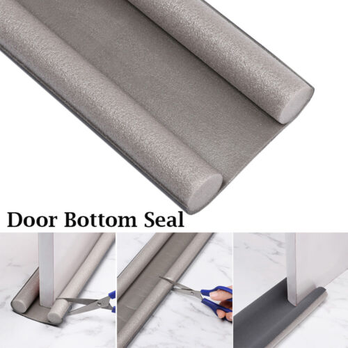 Soundproof Windproof Door Bottom Weatherstrip Navy Seal Strip Foam Sliver 