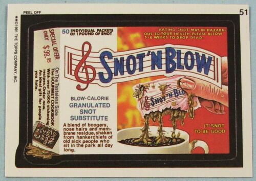 Stickers/ Wrapper  ~ U Pick Em ~ 1991 Topps WACKY PACKAGES Non-Sport Cards 