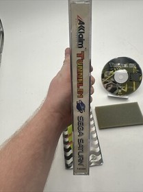 Tunnel B1 (Sega Saturn, 1997) Complete with Manual and Registration Authentic