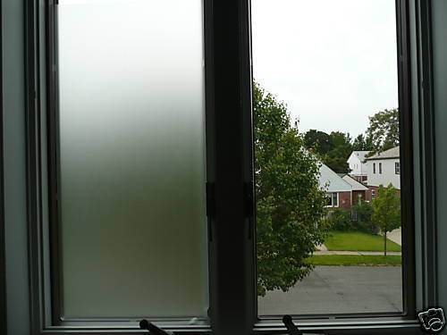 FROSTED PLASTIC / VINYL  for  WINDOWS  54&#034; x 10 yds x 10 mil
