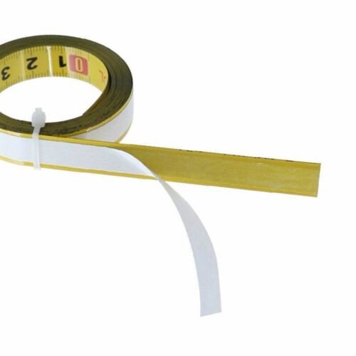 Metric Miter Track Tape Measure Steel Self Adhesive Scale Ruler 5M Router Table 