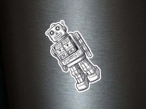 1 x autocollant Mister roboto robot Fun gag sticker shocker transformer static
