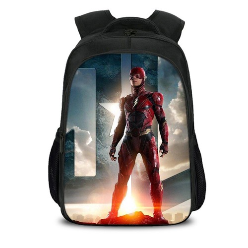 Avengers Flash Backpack Kids Schoolbag Students Bookbag Boys Handbags Travelbag