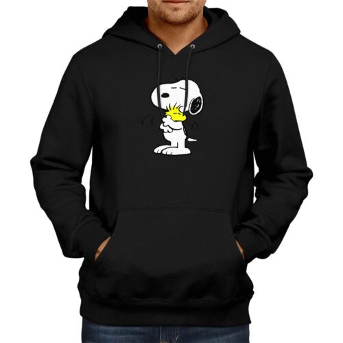 Peanuts Snoopy Hugging Woodstock Love Hooded Sweater Jacket Pullover Hoodie