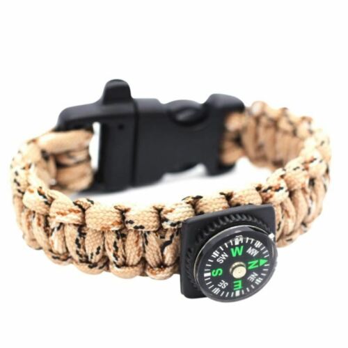 Sable Compass Paracord Bracelet Top qualité Bijoux pour hommes A611