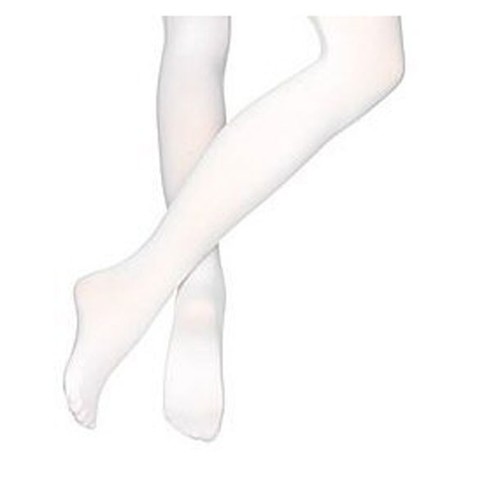 8-10 Danskin 58 Girl/'s Size Medium White DuraSoft Nylon Tights