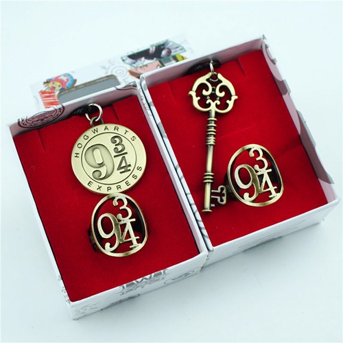 Harry Potter 9 3//4 Necklace Finger Ring Metal Pendant Props Collection Gift SS