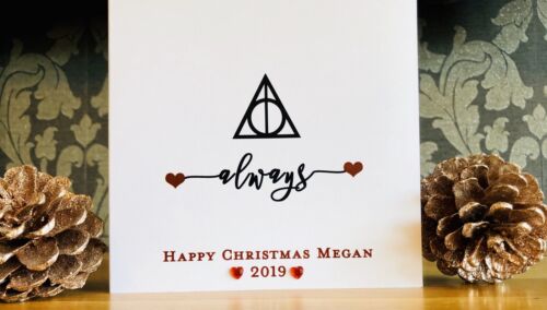 Harry Potter Valentines Card Always Boyfriend Girlfriend Engagement Anniversary