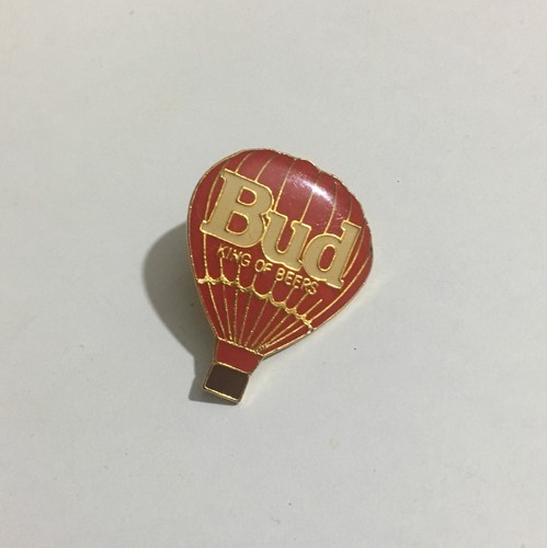 Rare Bud ‘King Of Beers’ Back Stamped Enamel Pin Badge