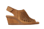 Details about  / Earth Leather Wedge Sandals with Cut-Out Details Cascade size 6.5 Camel