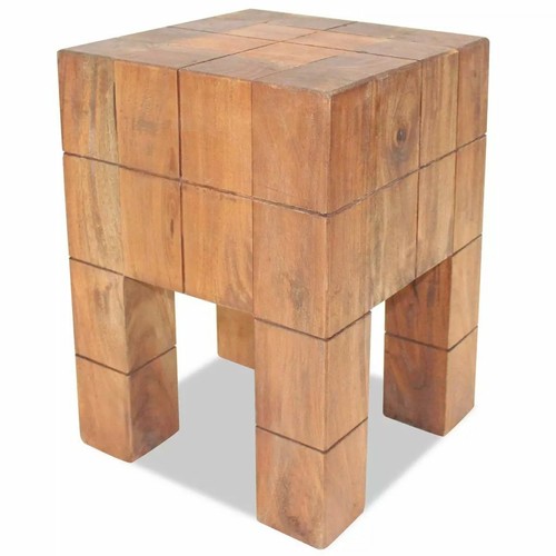 vidaXL Massivholz Sitzhocker Altholz Vintage Holzhocker Hocker Holzstuhl Stuhl