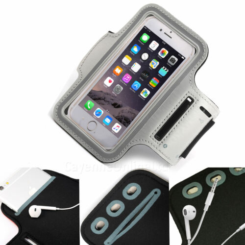 Grey Sports Armband Phone Case Cover Gym Running FOR Xiaomi Redmi Note 8 Pro