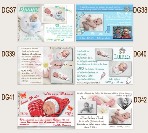 Babykarten Danksagung Geburtskarten Danksagungskarten Geburt Foto Kuverts Home Garden Greeting Cards Party Supply