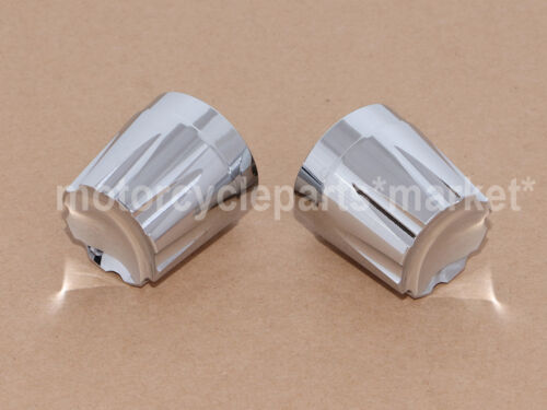 Chrome CNC Excalibur Front Axle Nut Cover Bolt For Harley Touring FLHX FLHR FLTR