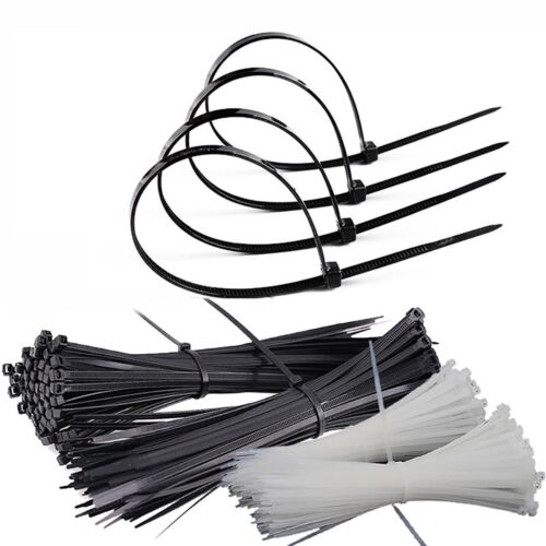 4*100-300mm Cable Ties Self-Locking Nylon Plastic Zip Tie Wire Cord Wraps Strap