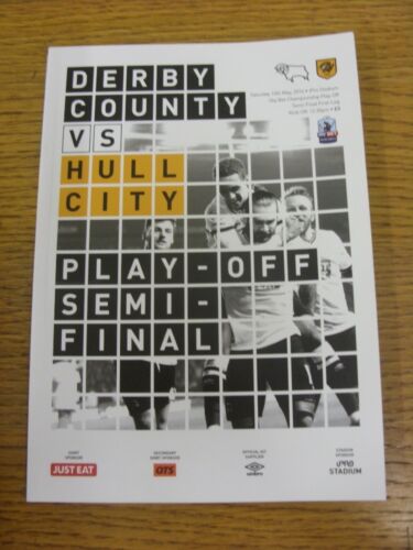 Derby County v Hull City 14/05/2016 Play-Off Semi-Final Championship Division 
