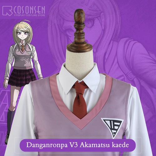 Danganronpa V3 Killing Harmony Pianist Akamatsu Kaede Cosplay Costume Christmas