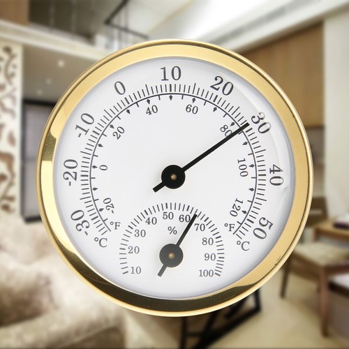 Mini Rund Thermometer-Hygrometer-Luftfeuchtigkeit-Temperatur-Messgerät HH