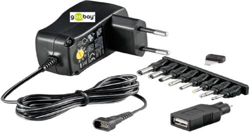 9 goobay ® Universal Schalt Netzteil 3 7,5 4,5 6 5 12 V mit USB OVP