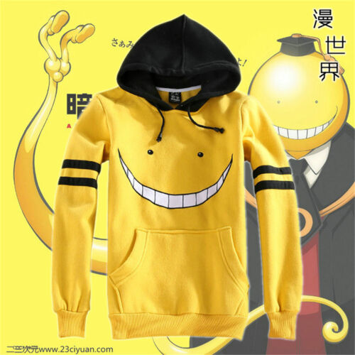 Hoodie Sweater Cosplay Anime Costume Assassination Classroom Korosensei 