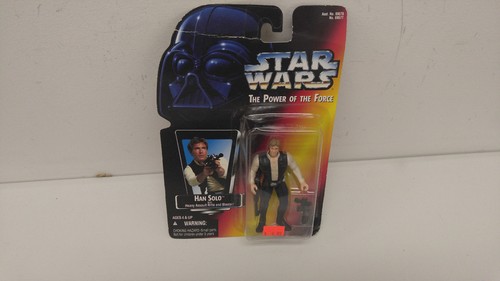 NUOVO! Kenner Star Wars Potere della Forza Han Solo con Blaster Action Figure