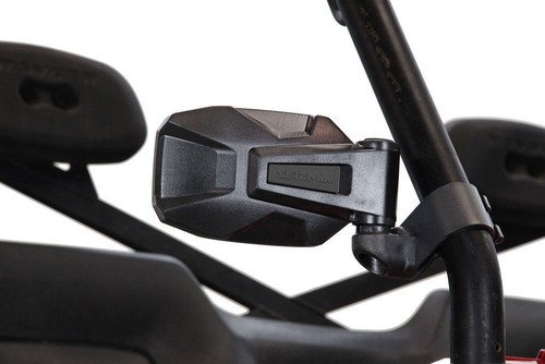 YELLOW STRIKE Seizmik Break-Away Side Mirrors 2/"-UTV Rock Buggy Sand Rail