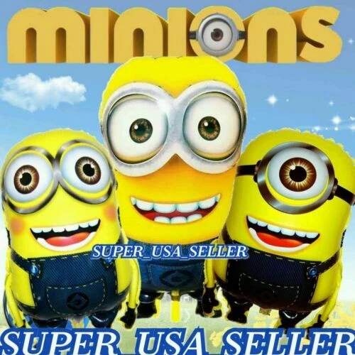 Globos De Fiesta de Cumpleaños Disney Minions