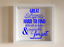 IKEA RIBBA Box Frame Personalised Vinyl Wall Art Quote Great colleagues 