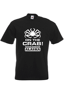 On the Crab. Deadliest Catch TV inspired mens t-shirt