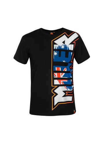 Jack Miller T-shirt Large Miller Australian Logo MotoGP Black Official 2020