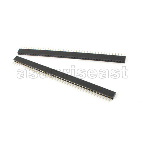 una sola fila encabezado para Arduino 10 par 2.54mm 1X40pin Recto Pin hembra macho 