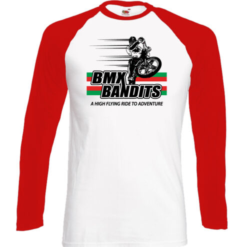 BMX Bandits T-Shirt Mens Retro Movie Top 80/'s Film Chopper Cycling Bike MTB