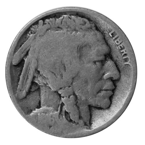 1916 S Buffalo Nickel 5c Cent Almost Good AG Condition 
